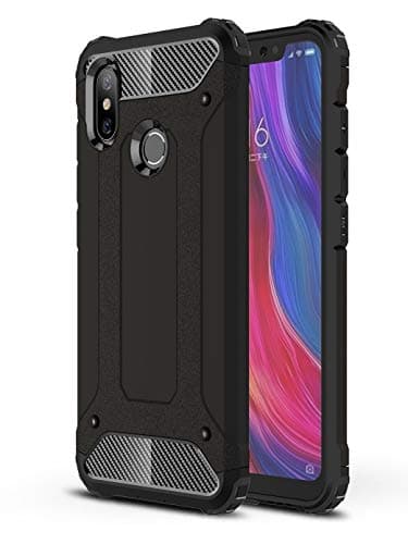 Taiaiping Armor Series for Xiaomi Mi 8, Full Body Defender Phone Case Cover Xiaomi Mi 8 (Black)