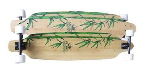 Krown Longboard complete board Skateboard Exotic Freestyle - Longboard Complete - 41 x 25.9 inches with Koston ball bearings