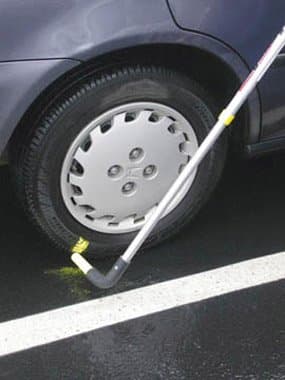 48 in. Adjustable Chalk Stick (PC90CHKSTICK) with Case of White Chalk