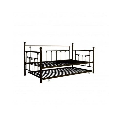 DHP Manila Metal Twin Size Daybed and Twin Size Trundle (Bronze)
