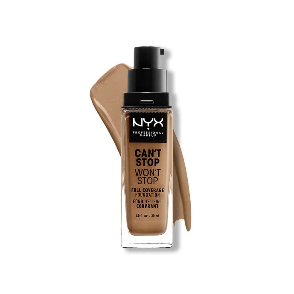 NYX PROFESSIONAL MAKEUP Can'T Stop Won'T Stop Full Coverage Foundation, Caramel 15