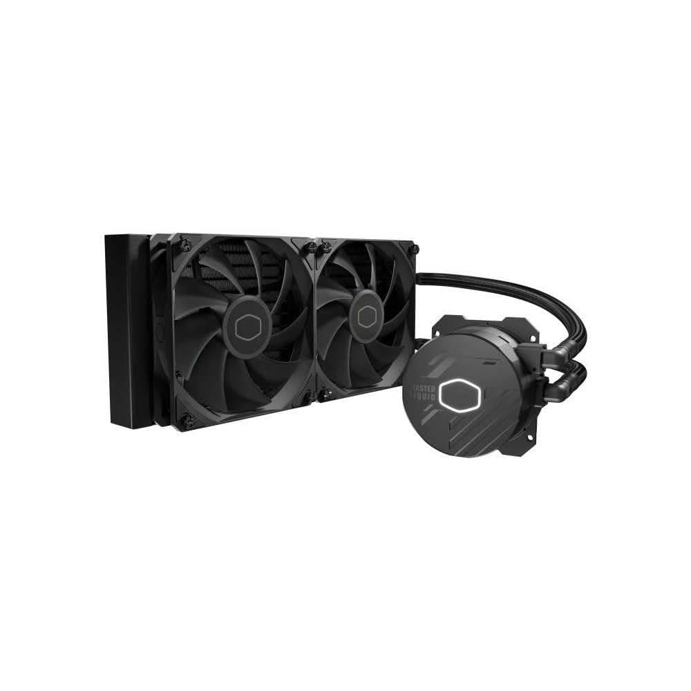 Cooler Master ML240L Core CPU Liquid Cooler - Black | Support Intel & AMD Processor - LGA1700, LGA1200, LGA1151, AM5, AM4 | Gen S Dual Chamber Pump | 240mm AIO | New Pressure Optimised Fans
