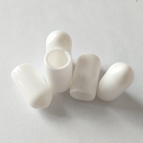 YEJI 100 Pcs 1/4" White Screw Thread Protectors