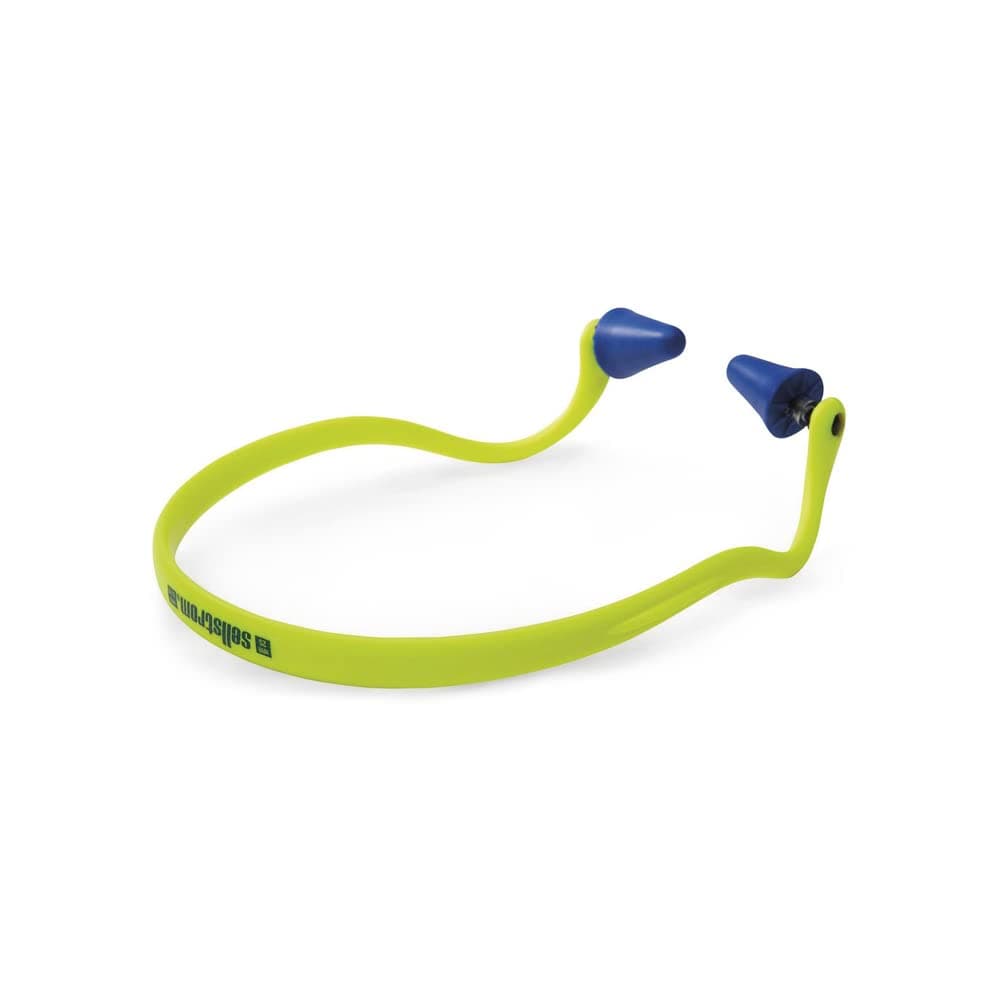 Sellstrom S23430 Banded Earplug W/Repl BLU Pods, Standard, Hi/Viz Green