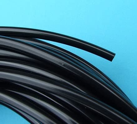 Black Micro Irrigation Tube - 4mm Internal Diameter 5/32" Flexible PVC Pipe Garden Drippers Sprinklers (30 Metres)