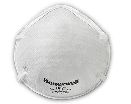 Honeywell H801 Plus N95 Anti-pollution Cup Masks - Pack of 5, White