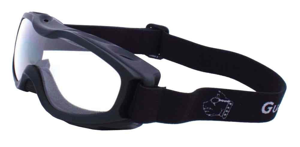 Guard-Dogs Goggles, Evader 2 Matte Black (Clear w/FogStopper®)
