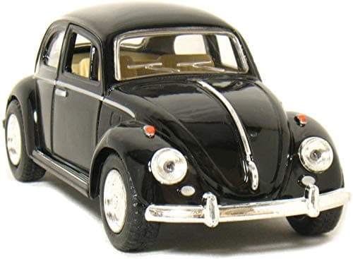 1967 Volkswagen Classic Beetle, Black - Kinsmart 5057D - 1/32 scale Diecast Model Toy Car by Kinsmart