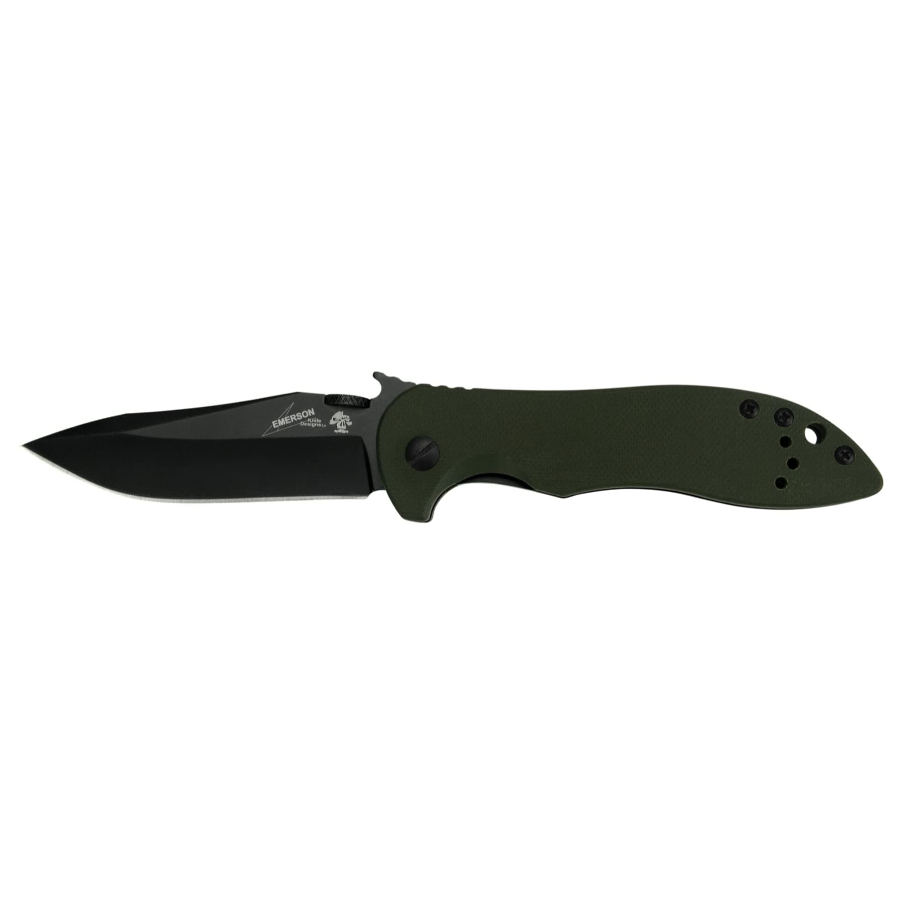 Kershaw Emerson CQC-K Pocket Knives, Manual Opening Folding Knife with Wave Shaped Feature, Multiple Styles
