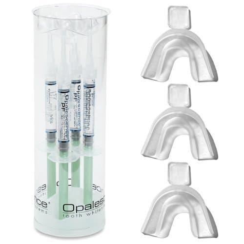 35%, 4 Syringes : Opalescence Teeth Whitening Gel Mint with 3 GreenDot Teeth Trays (35, 4 Syringes)