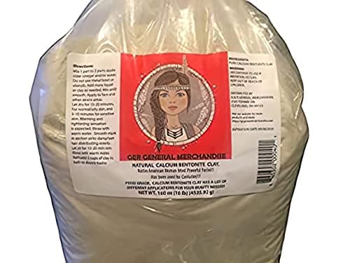 Calcium Bentonite Clay 10 Pounds - Healing Clay to Remove Environmental Toxins for a Whole Body Detox - Health & Beauty Clay from Perfect for Mask, Bath or Wrap.