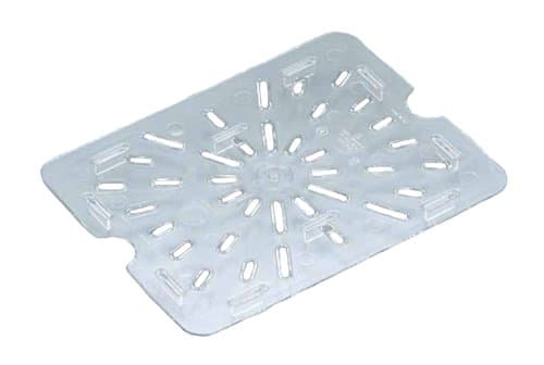 CambroDM712 Polycarbonate 1/3 Gastronorm Pan Drain Shel, Clear