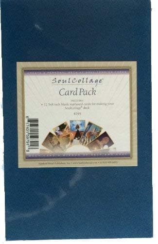 DijkooSoulCollage Card Pack - 12 Blank Cards - Blue - Ungraded - Unisex - Self-Discovery - Collectible Card Kit