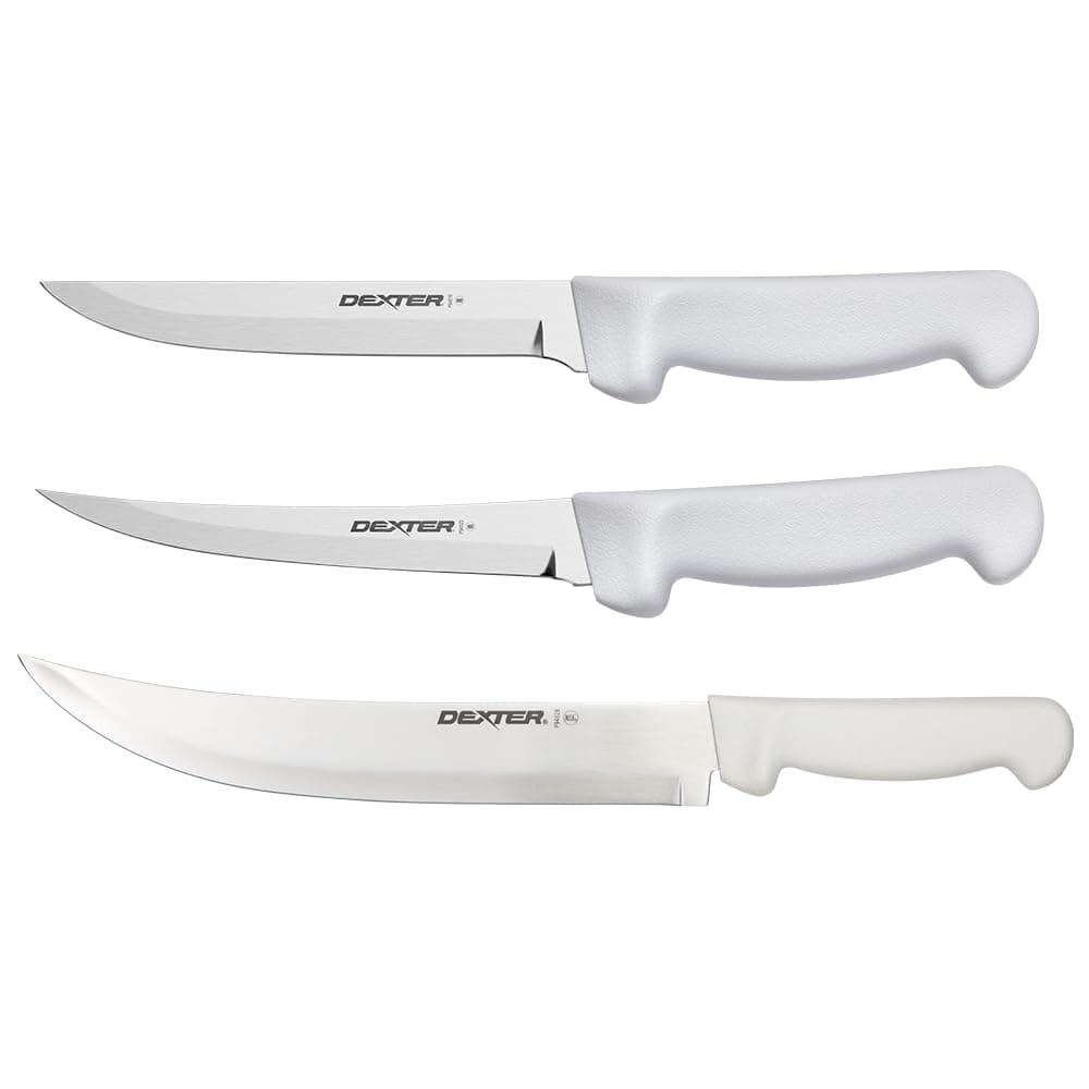 Dexter-Russell The Dexter Russell 3 Piece Knife Combo Set - Cutlery Butcher Chef Set