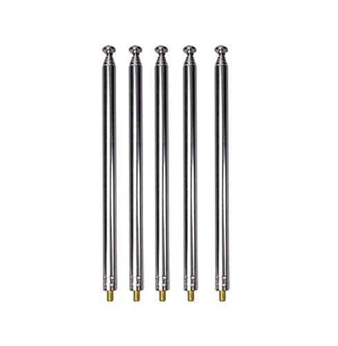 WLZS 5 Pcs Universal Telescopic Metal Long Antenna for Remote Control Accessories, Children's Electric Ride On Car RC Car Replacement Parts