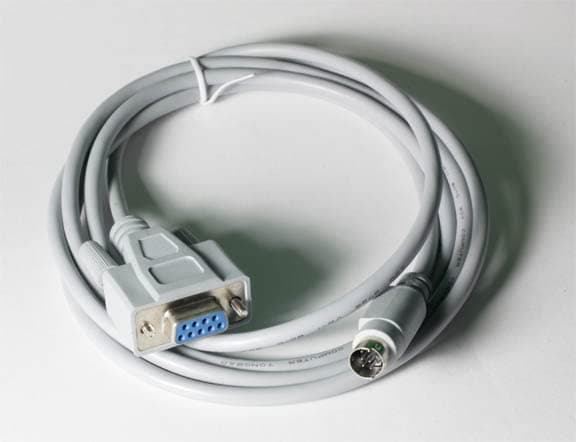 Aeiniweraabbcc 6ft DB9 Female to Mini Din 8-pin Male Serial Cable for Computer, Printer, Modem
