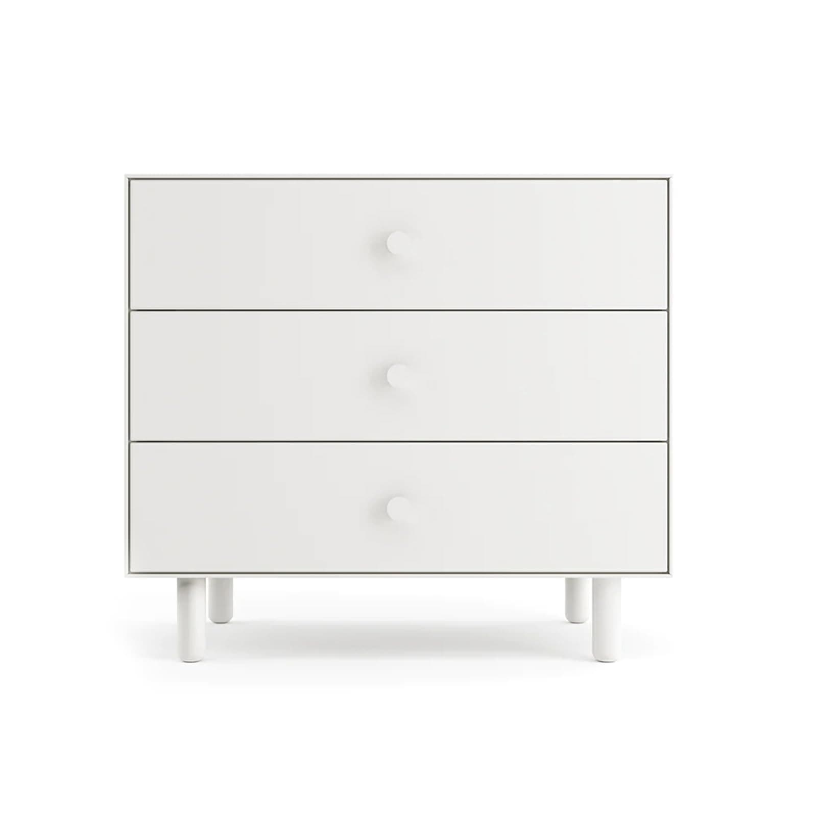 Oeuf Merlin 3 Drawer Dresser Birch/White with Fawn Base (Birch/White) by Oeuf Nursery Cribs and Furniture