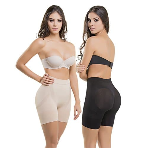 Fajate CYSM 1504 - Short Reductor de Abdomen térmico sin costuras/Seamless Abdomen Contouring Seamless Thermal Shorts