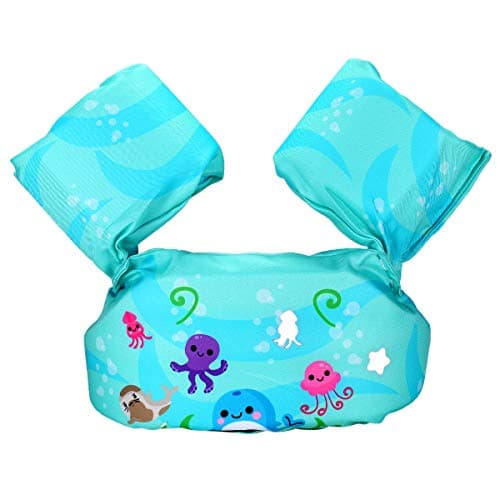 Summer Win Child Swimming Trainning Back Floats Learn to Swim Learning Aids for Kids Children Pool Swim Safety Floats with 3 Removable Layers Toddler Lightweight Swim Bubble for Kids (Pink)