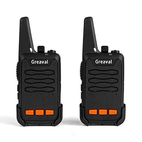 Walkie Talkie Rechargeable PMR446 for Adults Long Distance 2 Way Radio 16-Channel License Free (2 Pack)