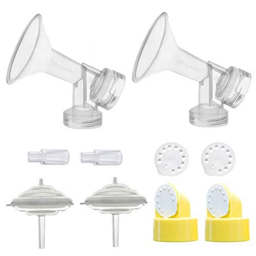 MaymomBreast Shield Set and Accessories for Medela Freestyle Breast Pump (17 mm)