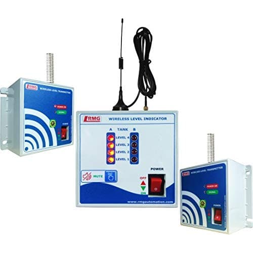 Wireless Multi Tank Water Level Indicator with Alarm (Two Tanks)