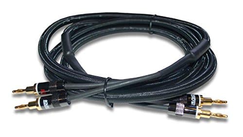 CEntrance Audiophile Speaker Cables 8' Pair- Gold Plated Banana Ends- 2.5 Meters