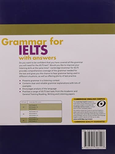 Cambridge Grammar for IELTS with Answers and Audio CD