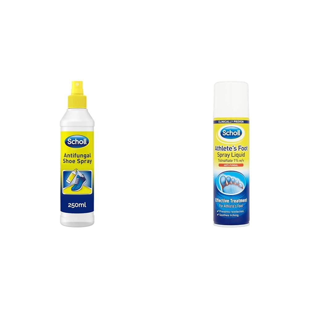 Antifungal Shoe Spray Disinfectant, 250 ml & Athletes Foot Spray, 150 ml
