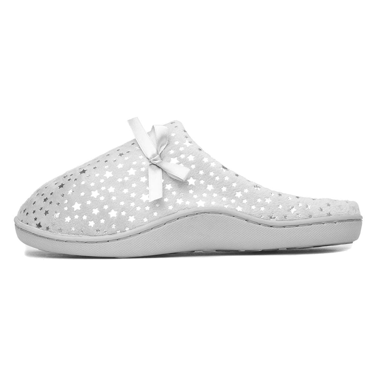 The Slipper CompanyClara Womens Grey Mule Slipper