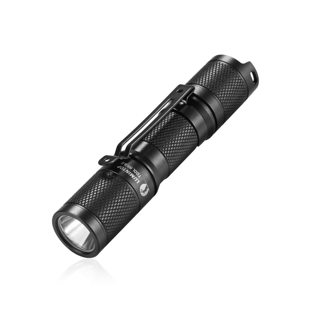 LUMINTOP LUMINTOP TOOL AA 2.0 EDC Flashlight, Pocket-sized Keychain Flashlight, Super Bright 650 Lumens, 5 Modes with Mode Memory, IP68 Waterproof, Powered by One AA or 14500, for Camping Hiking Emerg