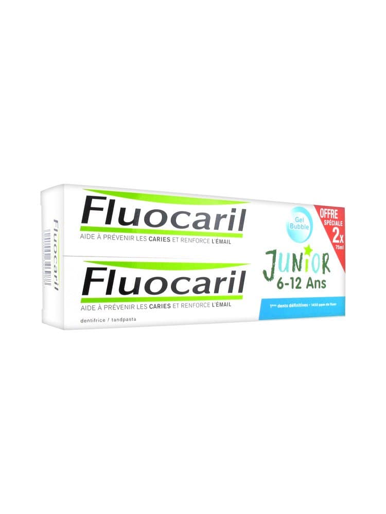 Junior 6 To 12 Bubble Dentifrice Gel 2x75ml