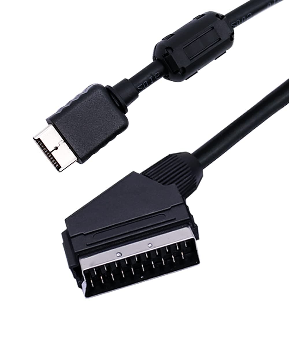 RGB SCART Cable Compatible for PS1/PS2/PS3(3.28 Feet)