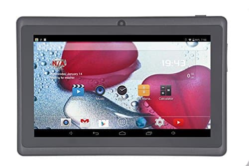 MyFunTab 7-inch Android 4.4.2 Bluetooth WiFi HD 1024x600 Quad Core Tablet PC (4GB Black)