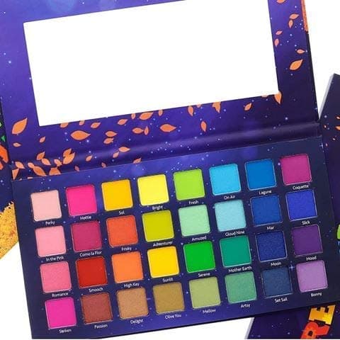Amor Us Remember Me Pressed Pigment Palette Eyeshadow Palette con 32 Pigmentos BRIGHTS