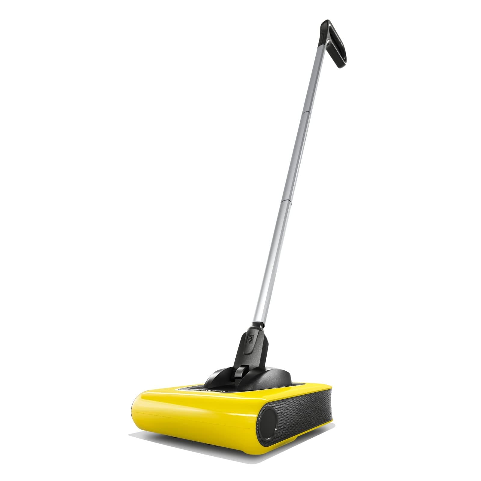 KB 5 Electric Floor Sweeper Broom - Multi-Surface - Lightweight and Cordless - Ideal for Fur, Hair, Dirt, & Debris - 8.25" Cleaning Width,Yellow