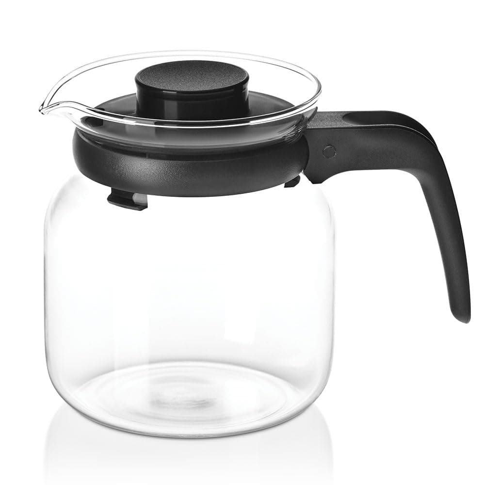 Carafe Flame Proof Glass Kettle With Stainer, 650 ml