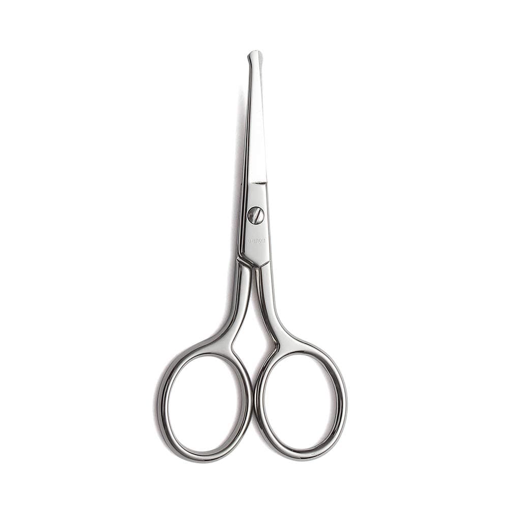 LIVINGO Premium Manicure Rounded Tip Scissors Multi-purpose Stainless Steel Cuticle Pedicure Beauty Grooming Kit for Nail, Eyebrow, Eyelash, Dry Skin, Nose Hair 3.5 inch