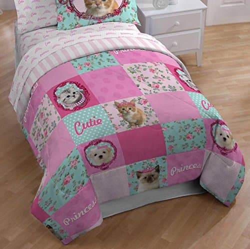 Kitty Puppy 60x80 Queen Sheet Set