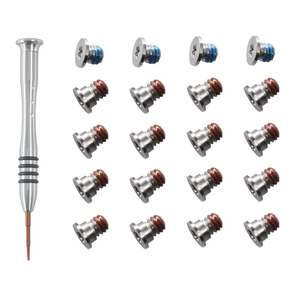 Repair Replacement Screws with Screwdriver for MacBook Pro 13 or 15 inch Retina Display A1398 A1425 A1502 2012-2015, Bottom Case Cover P5 Pentalobe Repair Tool Kit Laptop PC Computer