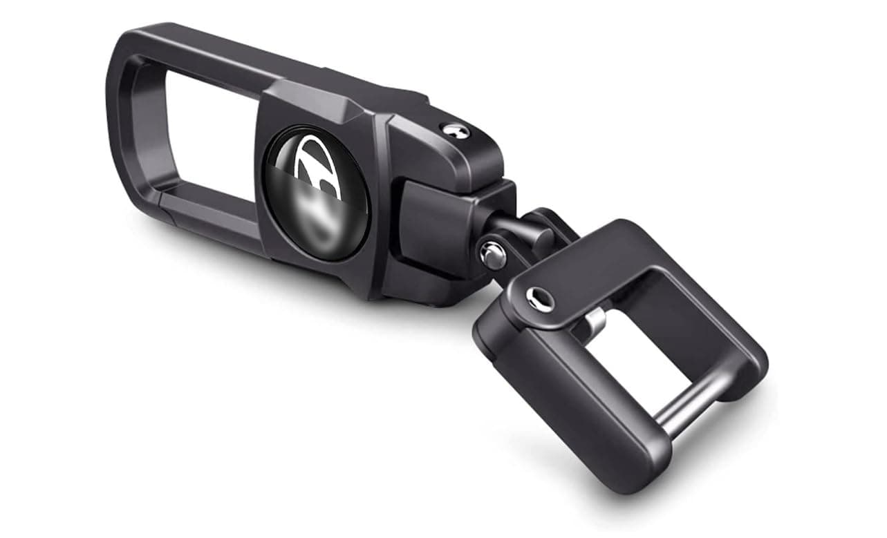 Heavy Duty Stainless Steel Key Chain Compatible with Hyun-dai Key For Creta Venue i10 Grand i20 Elite Xcent Verna Tucson Elantra Grand i10 Nios | Black