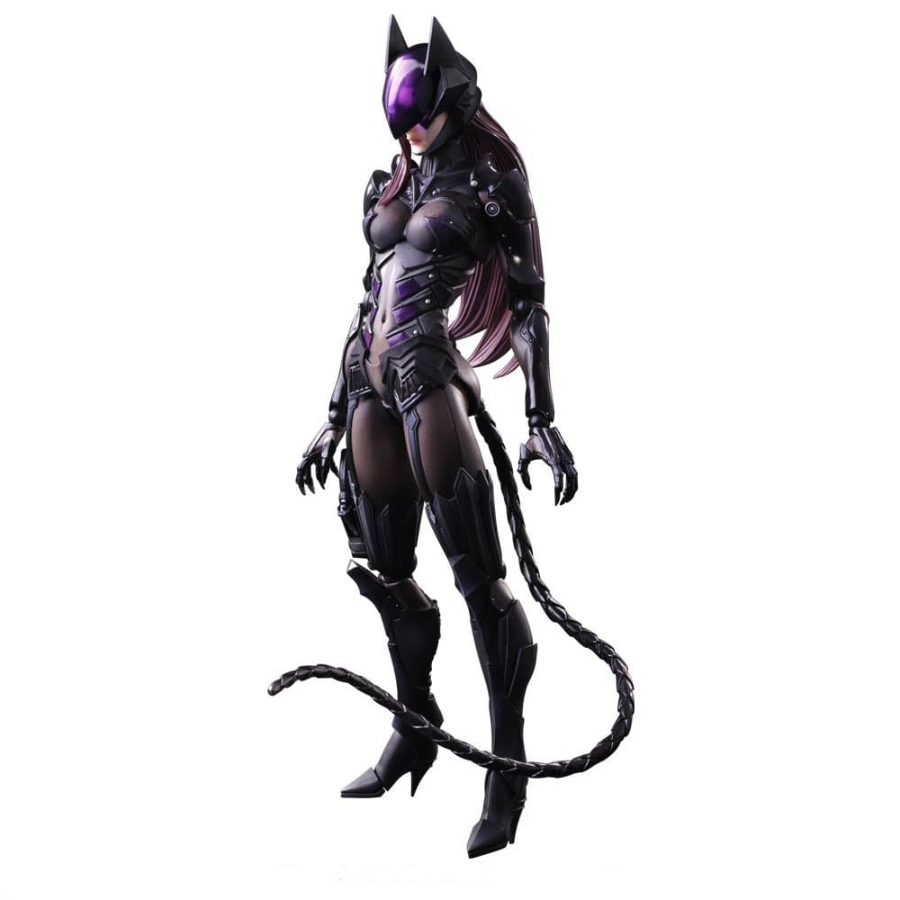 Square Enix Dc Comics Play Arts Kai Catwoman Action Figure Tetsuya Nomura
