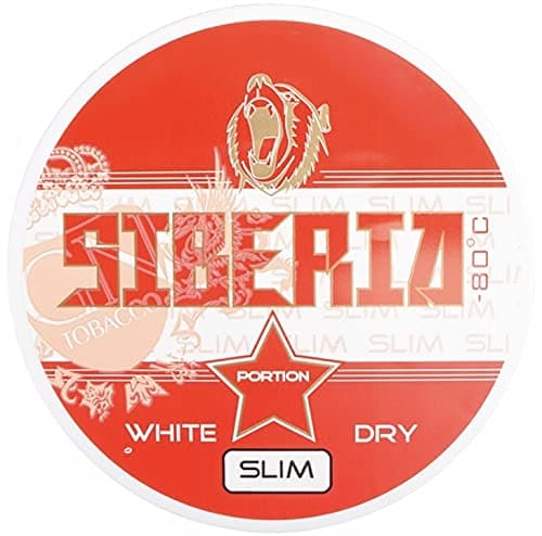 Siberia Slim Red White Dry Snus Pouches Pods