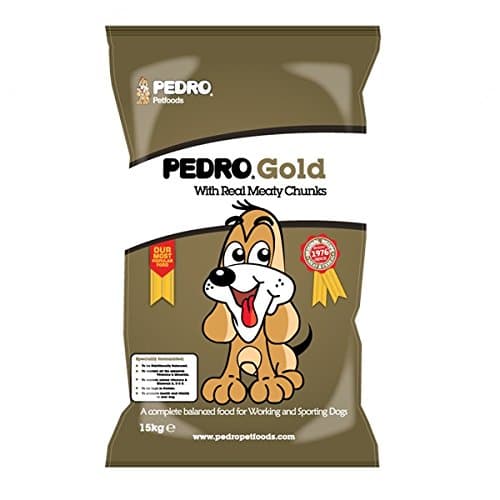 15KG PEDRO GOLD W REAL MEATY CHUNKS ADULT COMPLETE DOG PET FOOD WORKING DOGS