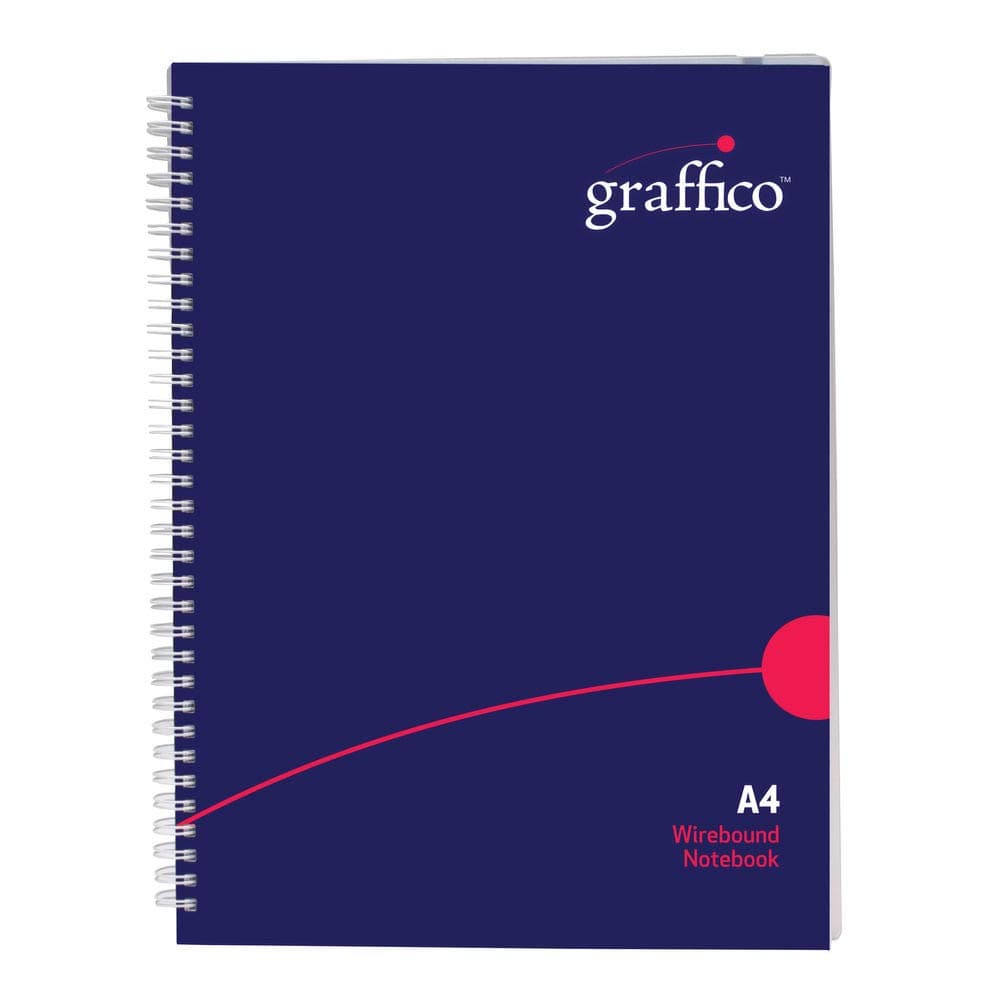 GRAFFICOA4 Twin Wire Polypropylene Notebook of 140 Pages (Pack of 1)