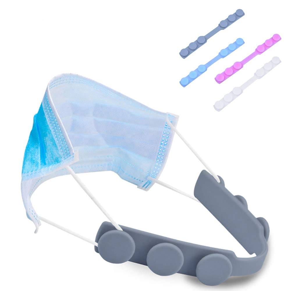 4PCS Mask Ear Hooks,Adjustable Anti-Slip Ear Cord Extension Buckle for Mask