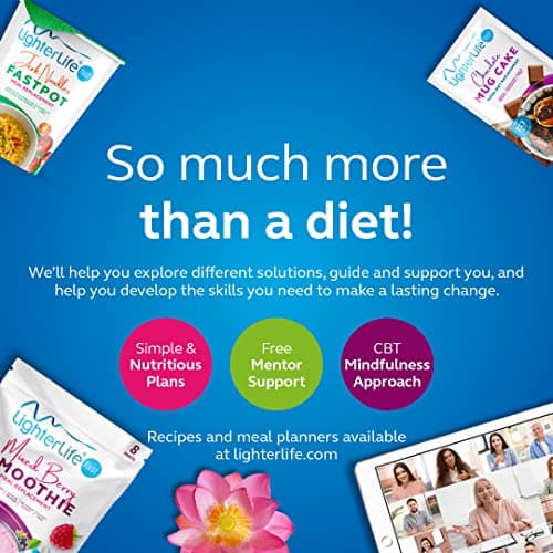 LighterLife Original Porridge, High Protein Meal Replacement with 25% of RDA Vitamins and Minerals, 4 x 40g Servings per Box