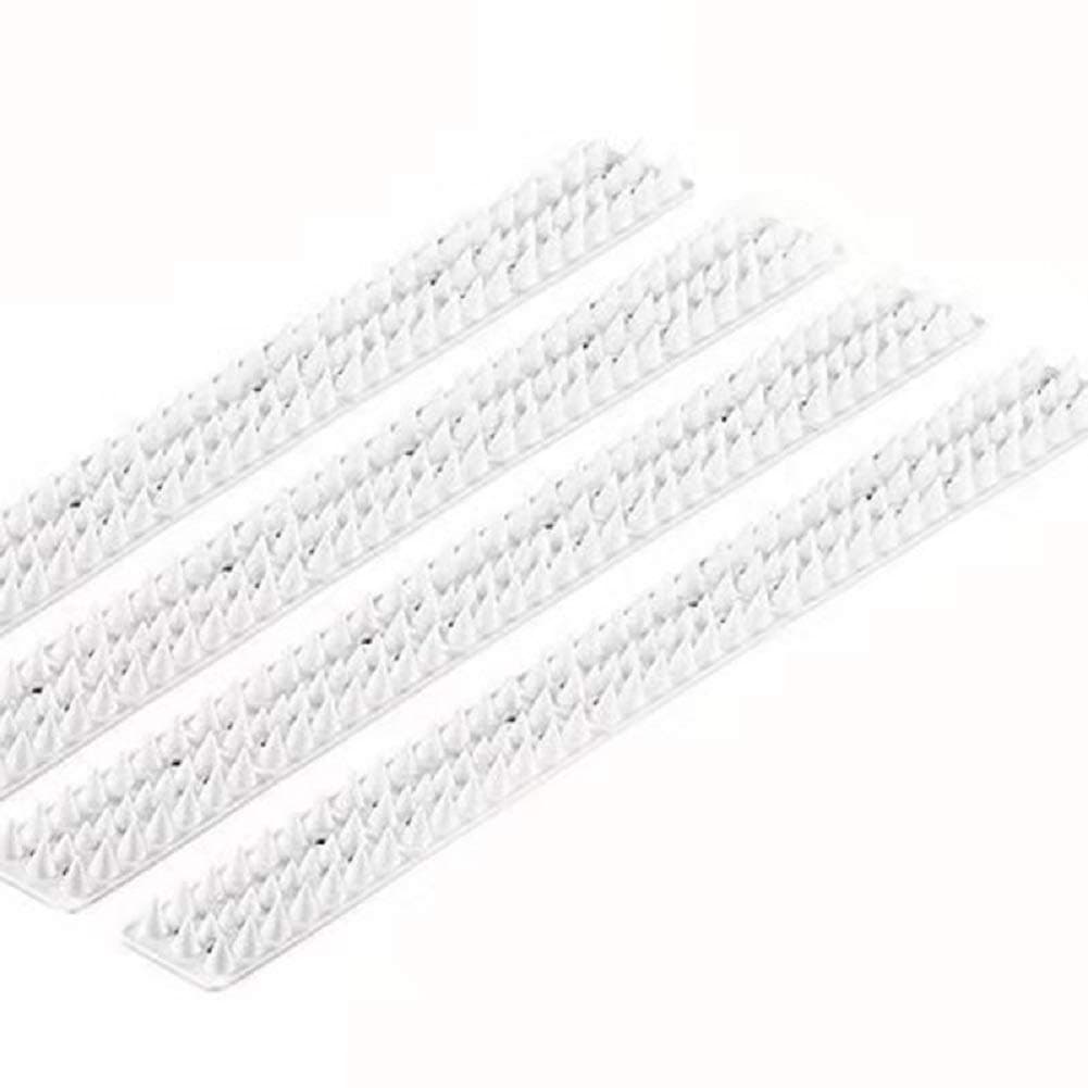 Haierc Plastic Bird Spikes Defender Spikes for Cats Wild Cat Squirrel Fence Wall Window Railing Defender 10 X 49cm
