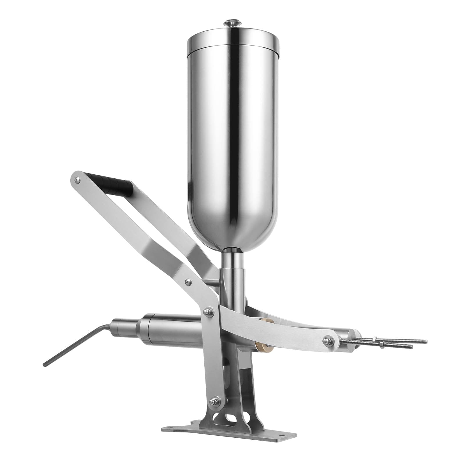 Manual Churrera Churros Filler Maker Machine 5L Spanish Donuts Dessert Churro Makers Stainless Steel Chocolate Jam Filling Machine Latin Fruit Machine for Commerial or Home