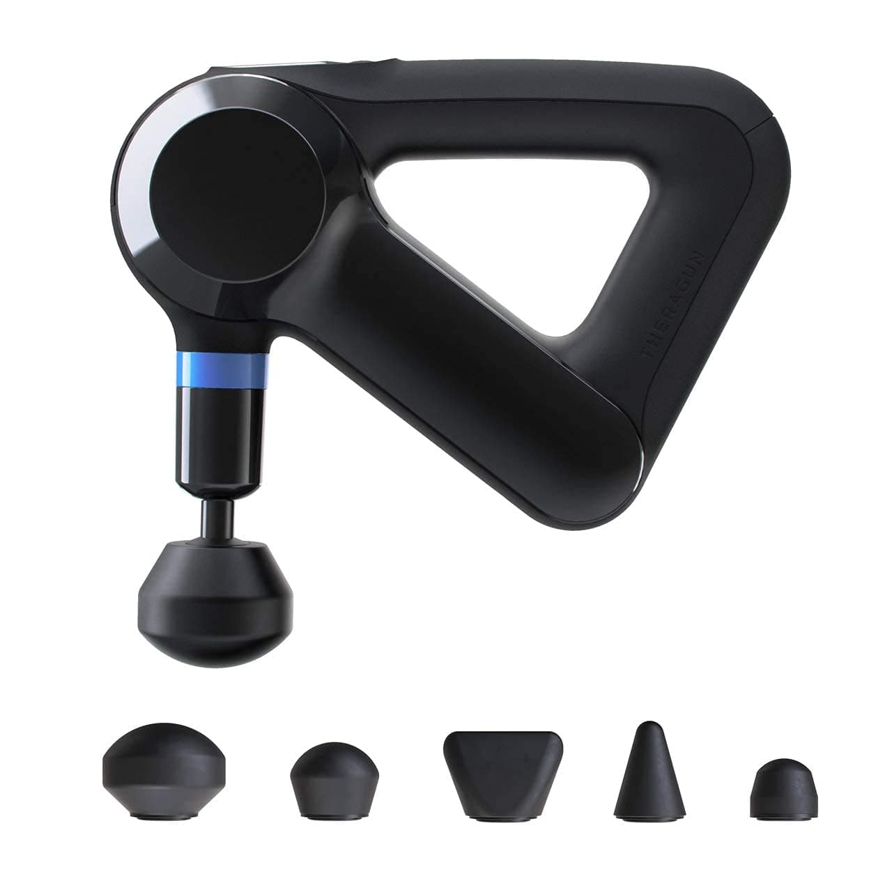 Elite - Handheld Electric Massage Gun - Bluetooth Enabled Percussion Therapy Device for Athletes - Powerful Deep Tissue Muscle Massager with QuietForce Technology - 4th Generation - Black